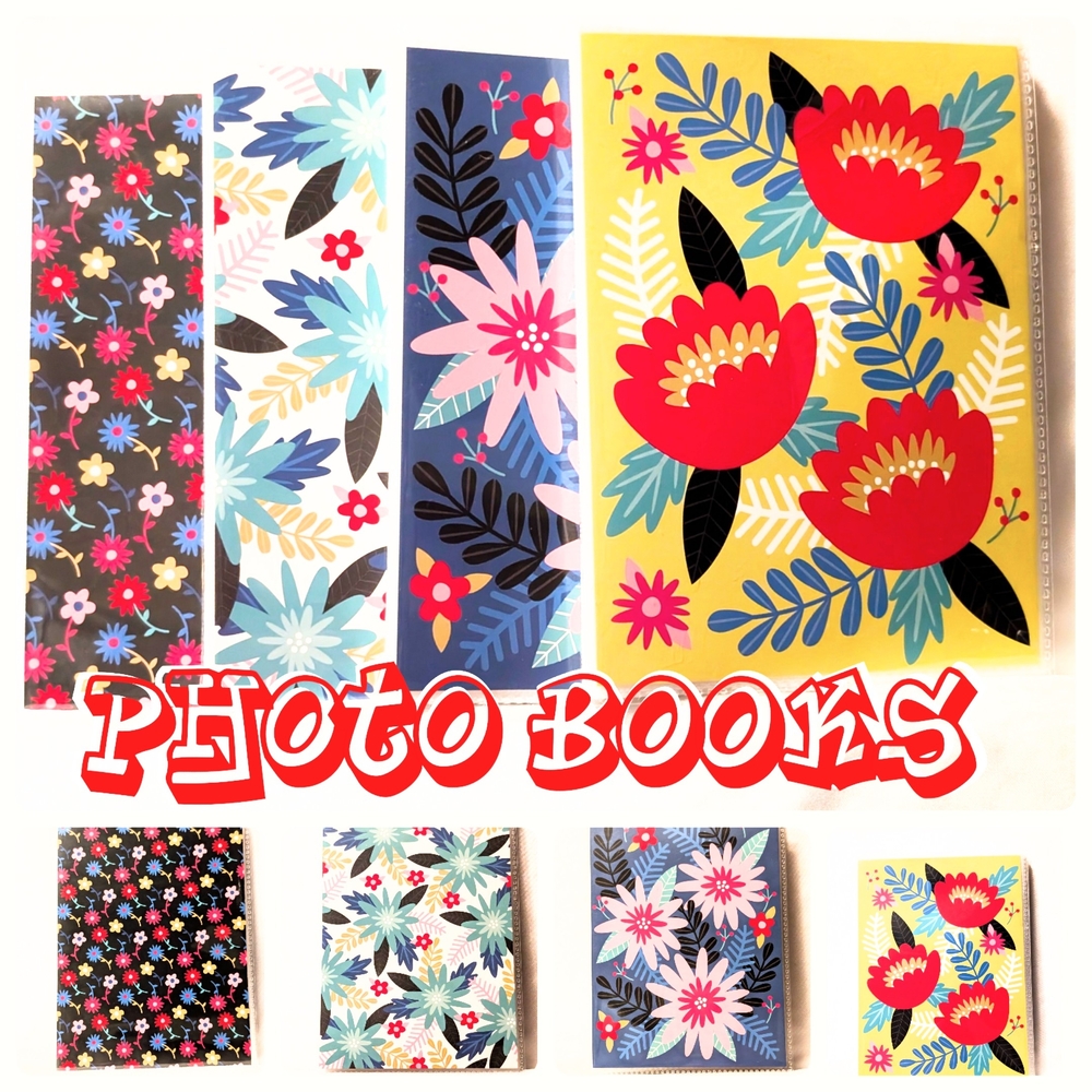 3/$6 Floral Photo Books-